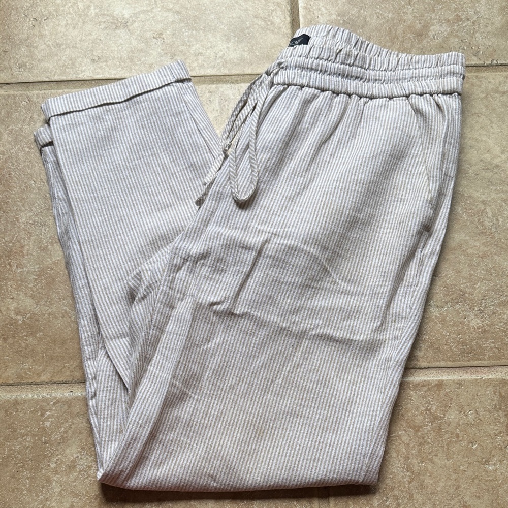 J. Crew Beige Striped Men's Joggers